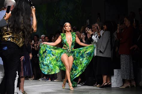 Jennifer Lopez Just Walked the Versace Runway in Her Iconic .